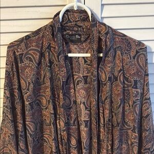 Dior Paisley Robe - Multicolor
